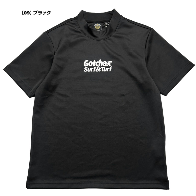 GOTCHA GOLF ガッチャゴルフ 2025 モックネック 半袖シャツ