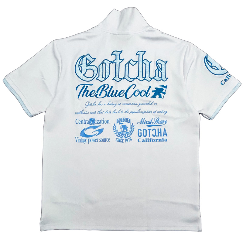GOTCHA GOLF ガッチャゴルフ 2025 半袖 ポロシャツ 252GG1201 スムース