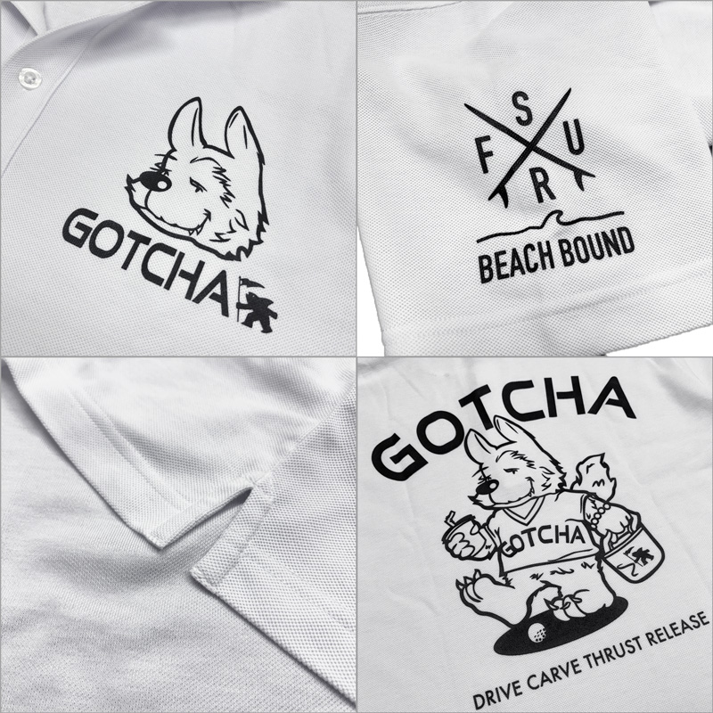 GOTCHA GOLF ガッチャゴルフ 2025 半袖 ポロシャツ 吸水速乾