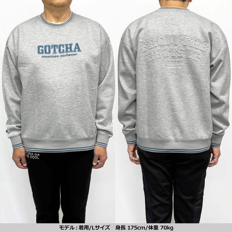 GOTCHA GOLF ガッチャゴルフ 2025 メンズ 長袖スウェット UVカット
