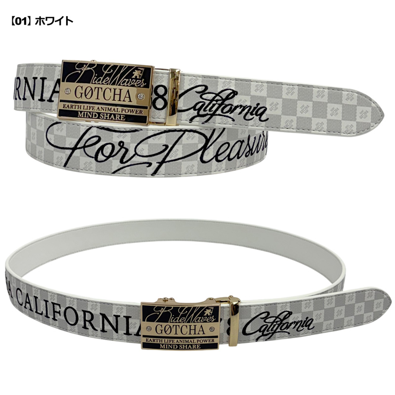 GOTCHA GOLF ガッチャゴルフ 2026 メンズ ホールレスベルト シャイニー