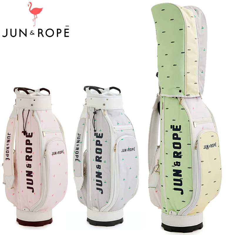 JUN＆ROPE 9型 シアサッカー キャディバッグ ERX33000 23SS ジュンアンドロペ ジュンロペ ゴルフ用バッグ メンズ レディース