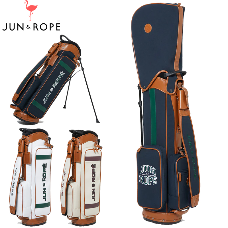 JUN&ROPE' JUN＆ROPE 8.5型 カレッジロゴ 合皮コンビ使い