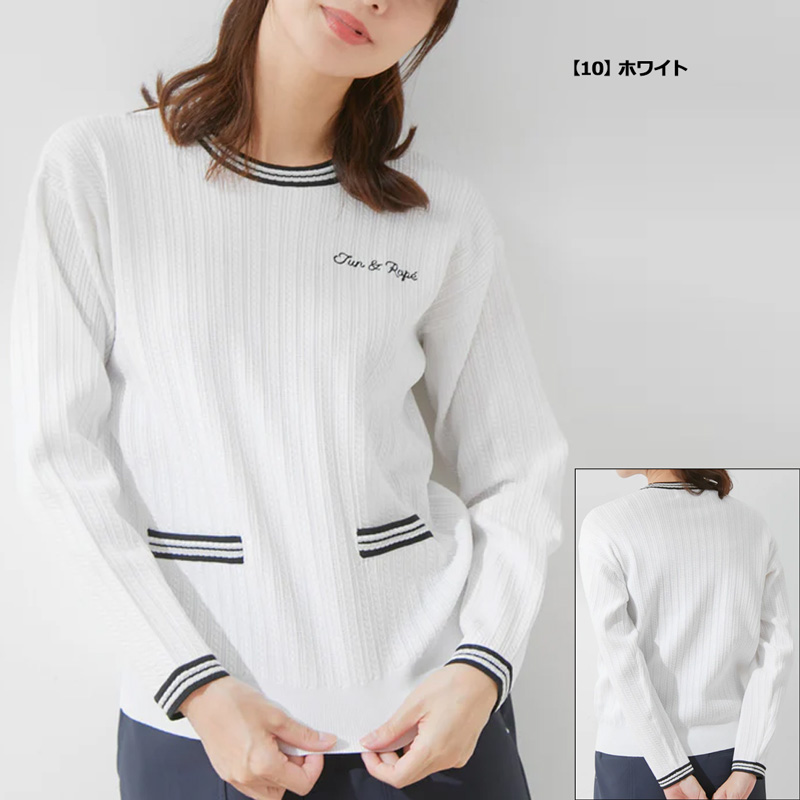 JUN & ROPE ベスト ホワイト Mサイズ 美品 ゴルフ JUN & ROPE ベスト ホワイト Mサイズ 美品 ゴルフ