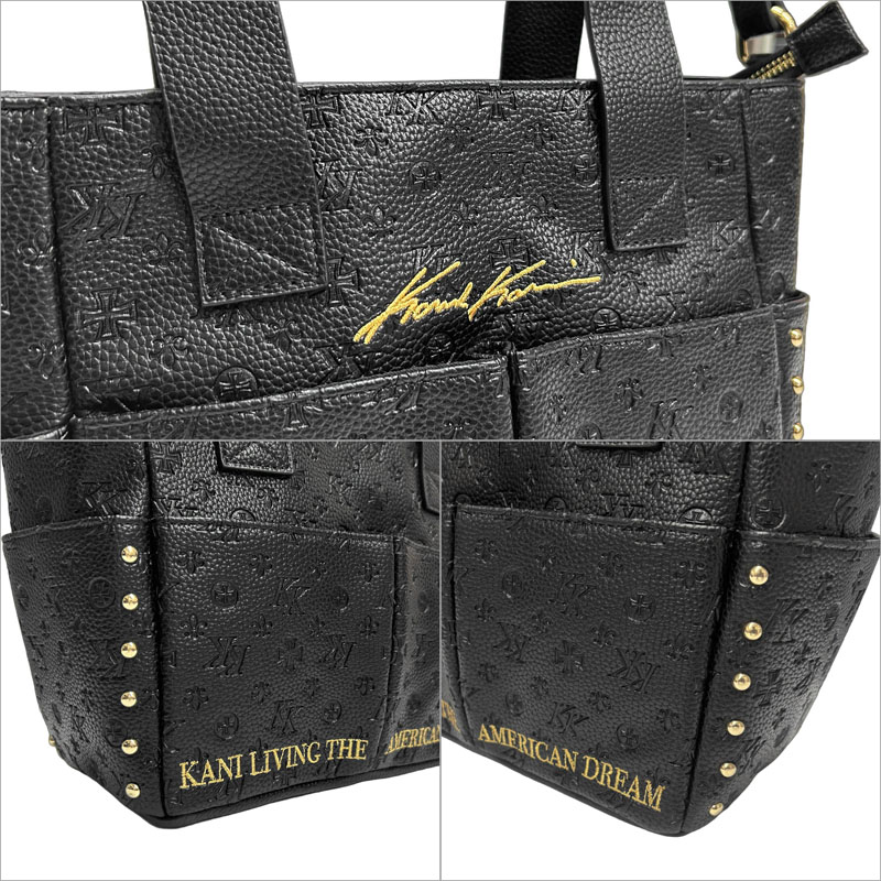 Karl Kani カールカナイゴルフ ミニトートバッグ モノグラム