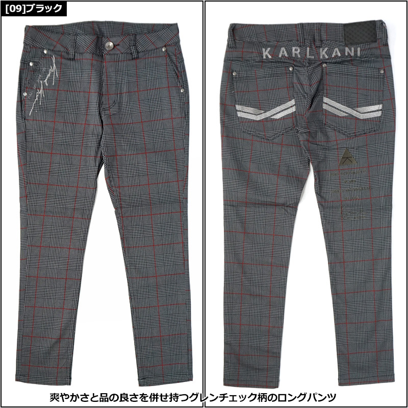 Karl Kani カールカナイゴルフ メンズ ストレッチ グレン Karl Kani カールカナイゴルフ メンズ ストレッチ グレン