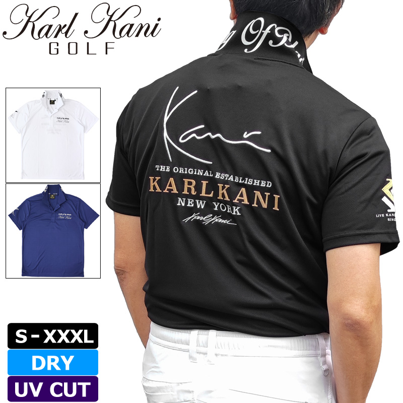Karl Kani SALE特価 カールカナイゴルフ メンズ 吸水速乾 UV
