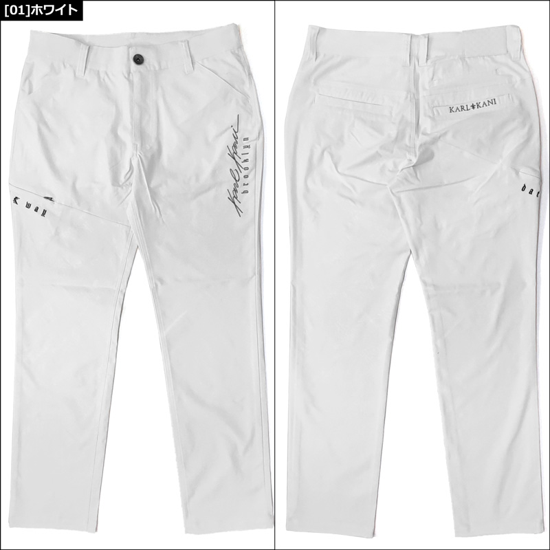 Karl Kani カールカナイゴルフ 撥水 ストレッチ エンボス ロング