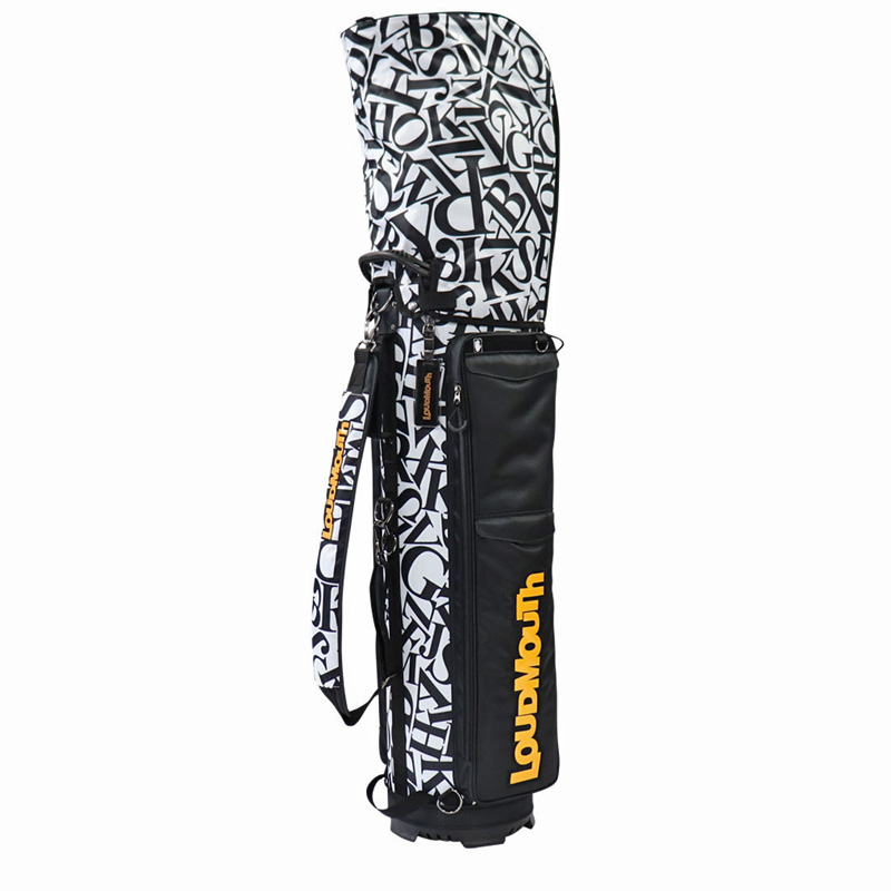 LOUDMOUTH ラウドマウス 9型 キャディバッグ アルファベット LOUDMOUTH ラウドマウス 9型 キャディバッグ アルファベット