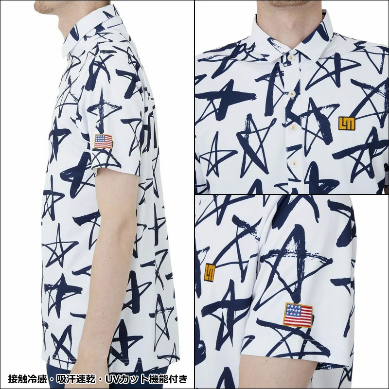 【V12】スター柄立体ラバーロゴ吸汗速乾ストレッチ半袖モックネックシャツXL Amazon.co.jp: [スリクソン] 半袖シャツ モックネック シンプル