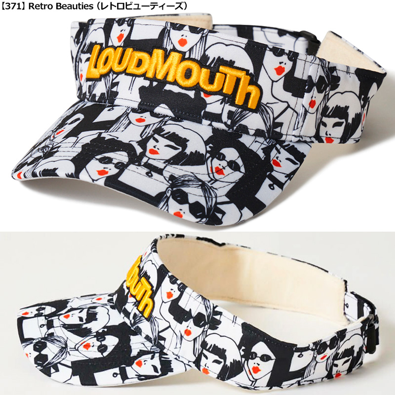 LOUDMOUTH クーポン有 ラウドマウス ツイル サンバイザー 773922