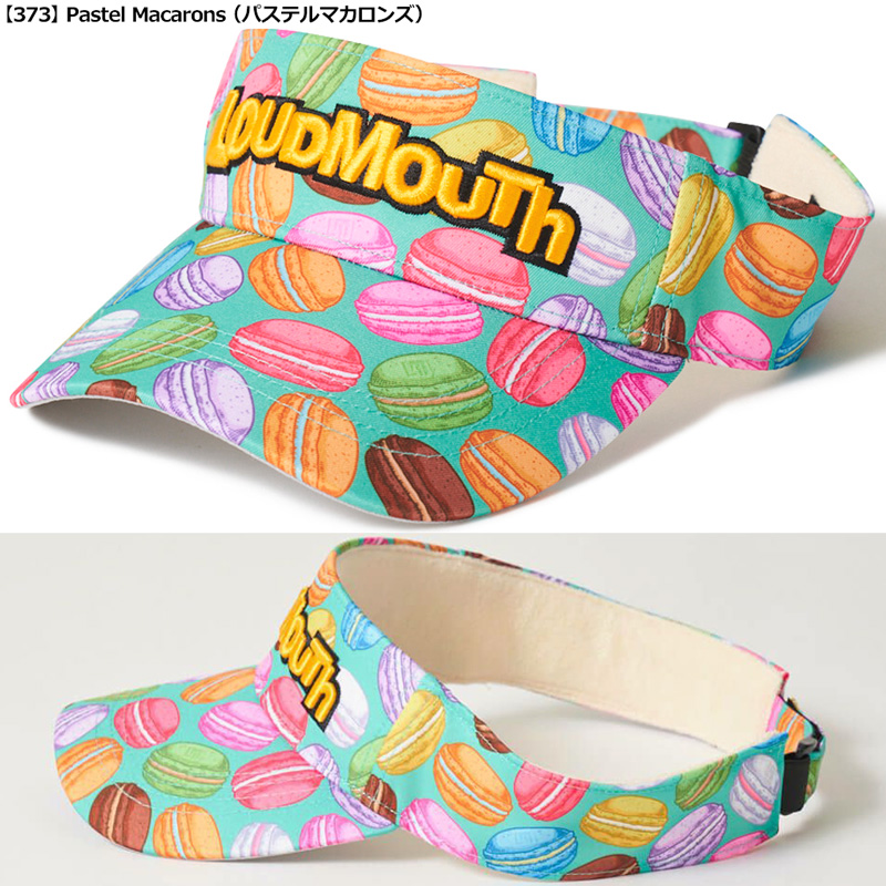 LOUDMOUTH クーポン有 ラウドマウス ツイル サンバイザー 773922