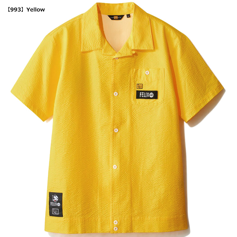 LOUDMOUTH ラウドマウス × FELIXコラボ 2025 メンズ 開襟 半袖
