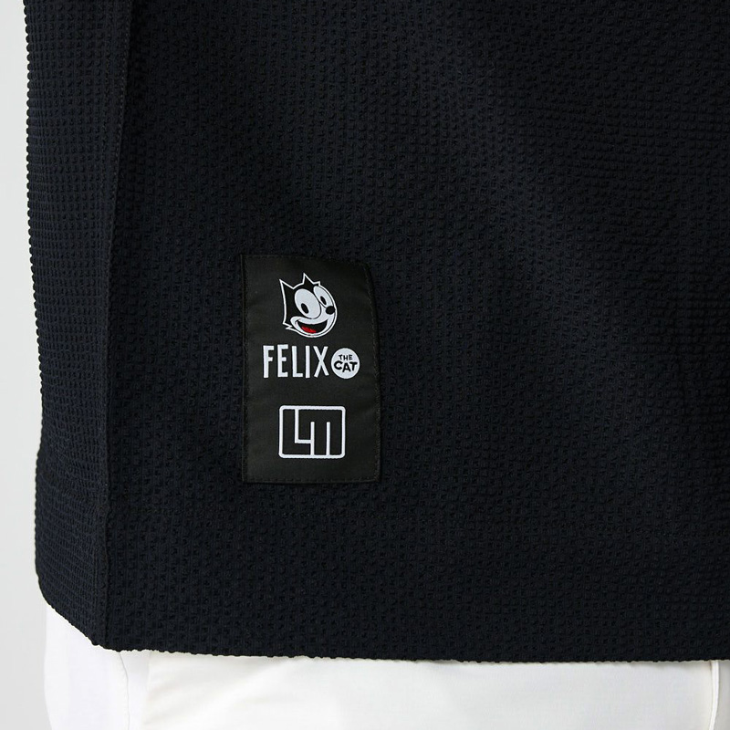 ラウドマウス　LOUDMOUTH×FELIX　メンズ　半袖シャツ　ブラック 楽天市場】ラウドマウス × FELIXコラボ 2025 メンズ 開襟 半袖