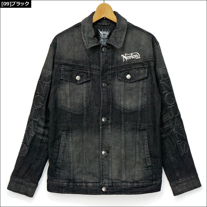 ノートン SALE ストレッチ デニム ジャケット Gジャン 袖