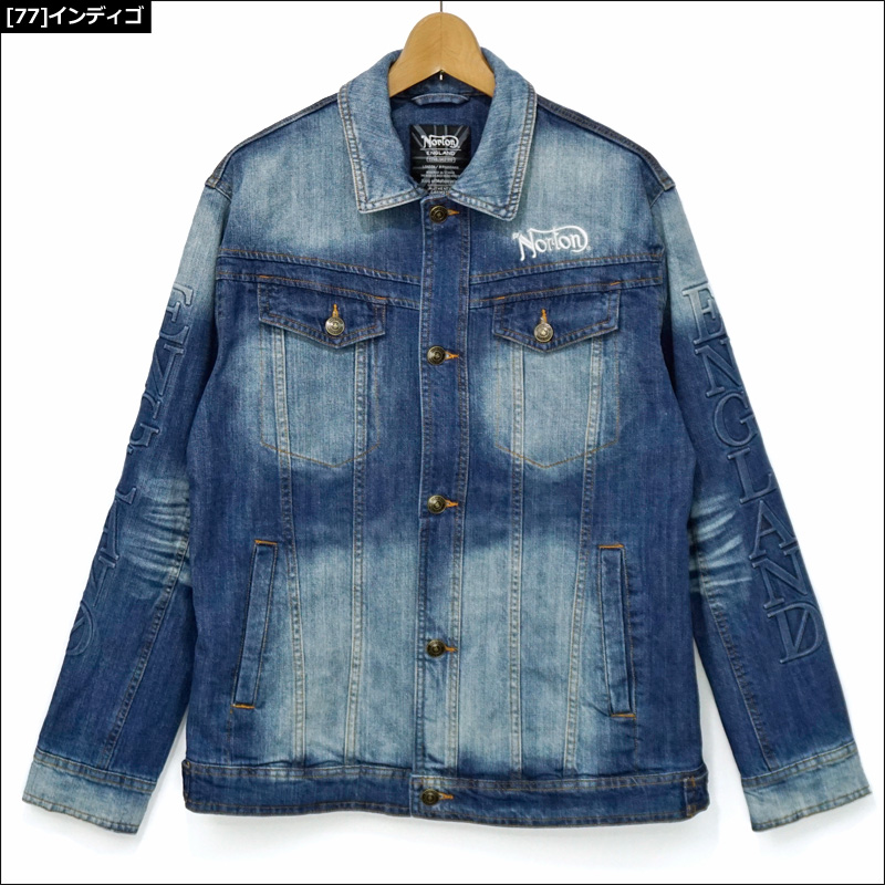 ノートン SALE ストレッチ デニム ジャケット Gジャン 袖
