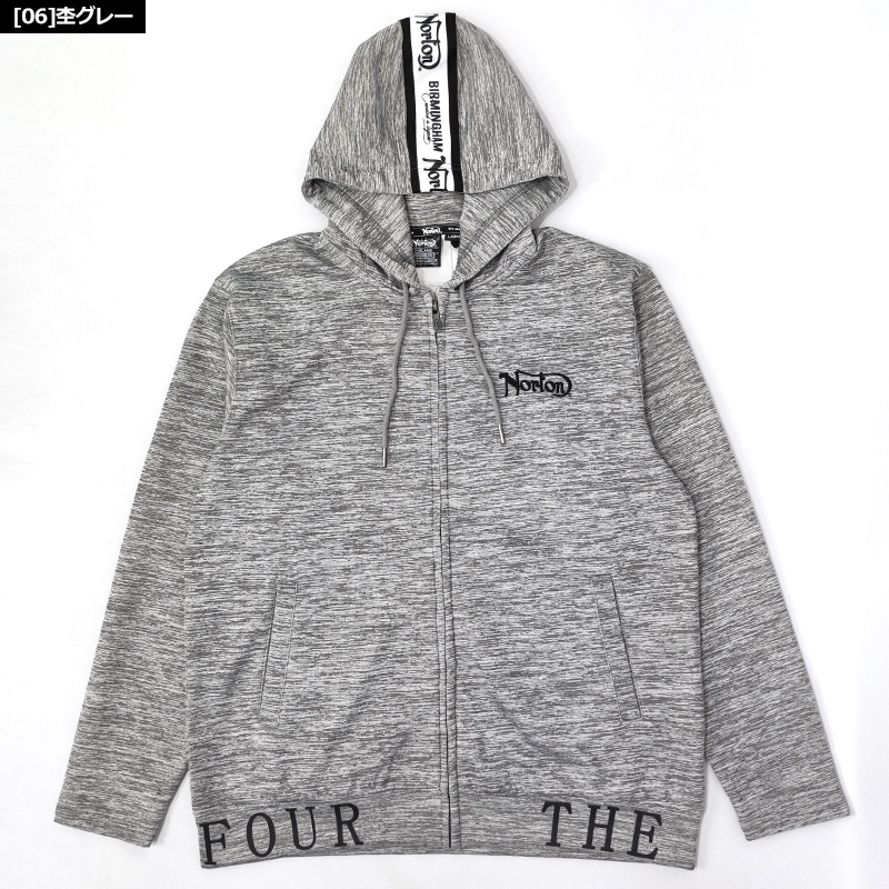 ノートン（NORTON） 長袖 パーカー 231N1309 メンズ ポンチ 杢