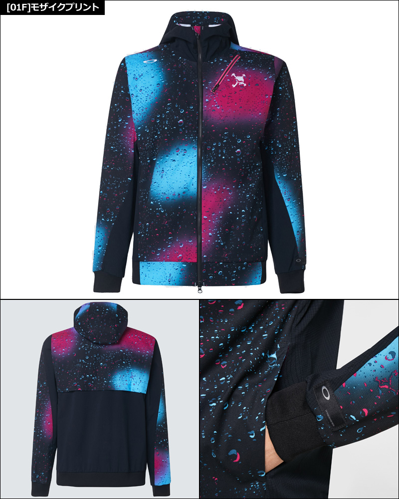 OAKLEY（オークリー） メンズ 撥水 軽量 ストレッチ スカル ジャケット