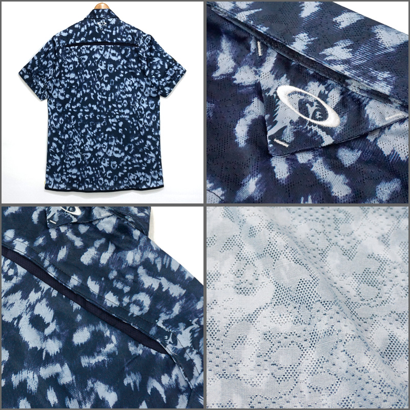 OAKLEY（オークリー） スカル メンズ 吸汗速乾 半袖 ポロシャツ