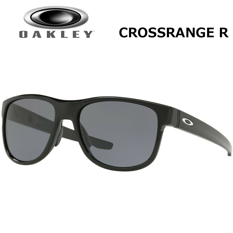 Oakley オークリー サングラス クロスレンジ R CROSSRANGE R ポリッシュドブラック×グレイ OO9359-0157 日本正規品  メンズ レディース