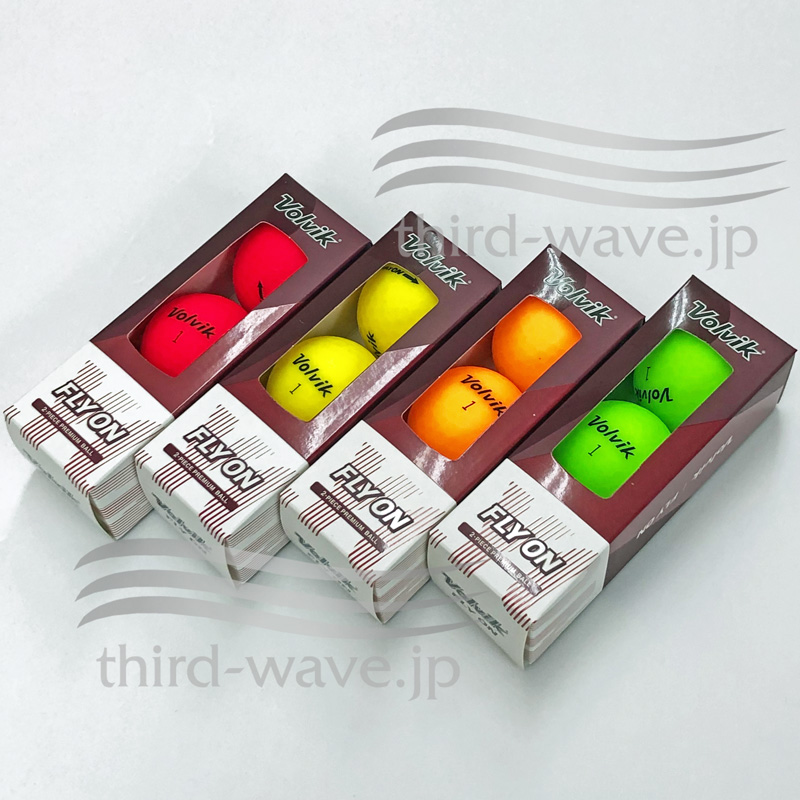 Volvik FLYON ボルビック フライオン ゴルフボール レッド 4