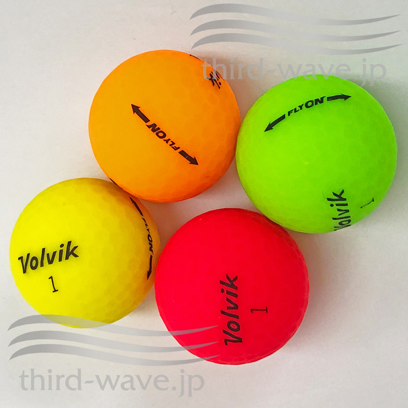 Volvik ボルビック ゴルフボール FLY ON フライオン マット Volvik ボルビック ゴルフボール FLY ON フライオン マット