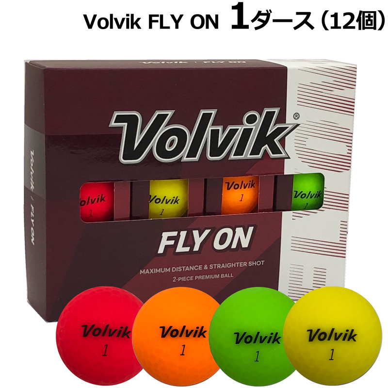 Volvik ボルビック ゴルフボール FLY ON フライオン マット