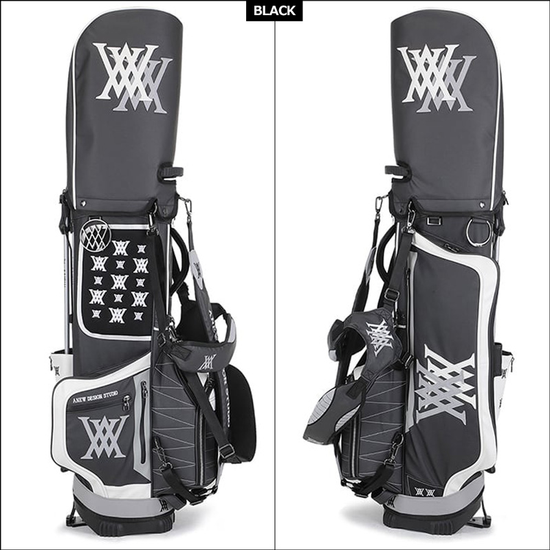 クーポン有 ANEW GOLF 透明フード付き 軽量 ダブルロゴ スタンドバッグ AGDUUSB06 DOUBLE LOGO STAND BAG ゴルフ 用バッグ キャディバッグ 男性用 女性用 JUL2 : otcbnagduusb06 : サードウェイブ 365スポーツ - 通販 -  Yahoo!ショッピング