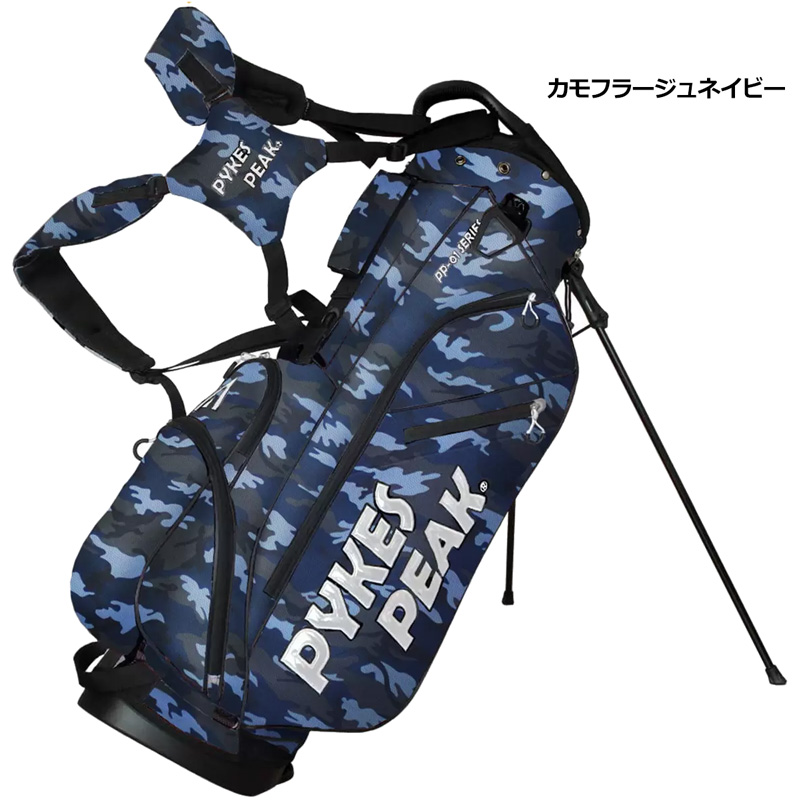【PYKES PEAK】 キャディバック 9.5型 PYKES PEAK（パイクスピーク） キャディバッグ(カートタイプ