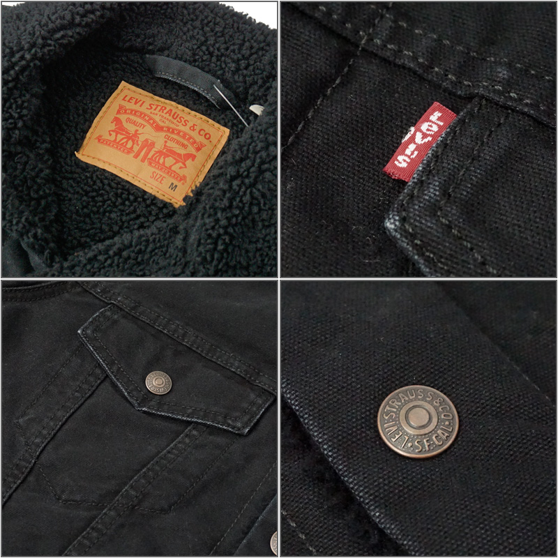 Levi's リーバイス メンズ 内ボア 防寒 ジャケット 163650142 ブラック デニムジャケット メンズファッション カジュアル ブルゾン  ジャンバー メンズウェア :otwrnlvs163650142:サードウェイブ 365スポーツ - 通販 - Yahoo!ショッピング