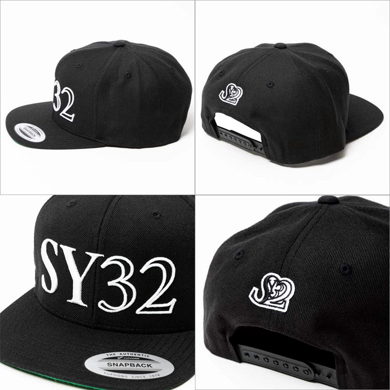 SY32 メンズ スナップバック フラットキャップ 14581 3D LOGO SNAPBACK CAP 【新品】TCBR 帽子 エスワイ フラットビル 平つば スポーツ ストリート ファッション SEP3 SY32 by SWEET YEARS（エスワイサーティトゥバイスィートイヤーズ