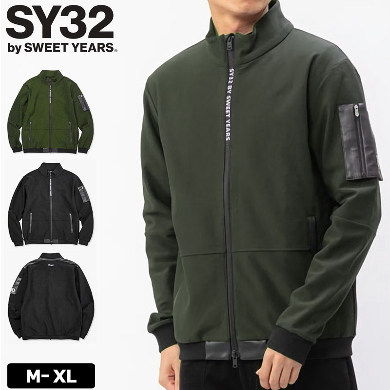 【SALE特価】SY32 GOLF メンズ フルジップ 裏起毛 長袖 ジャケット SOFT POWDER ARGAN OIL STAND JK SYG-22A26 【新品】RCBR エスワイサーティートゥ ゴルフウェア メンズウェア NOV3 SY32 by SWEET YEARS（エスワイサーティトゥバイスィートイヤーズ
