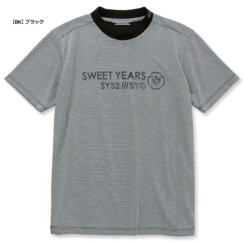SY32 BY SWEET YEARS GOLF 半袖シャツ モックネック SY32 by SWEET YEARS BY GOLF ゴルフウェア メンズ 半袖シャツ