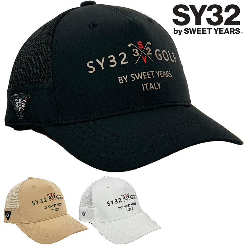 SY32 by SWEET YEARS クーポン有 GOLF 2025 メンズ メッシュ