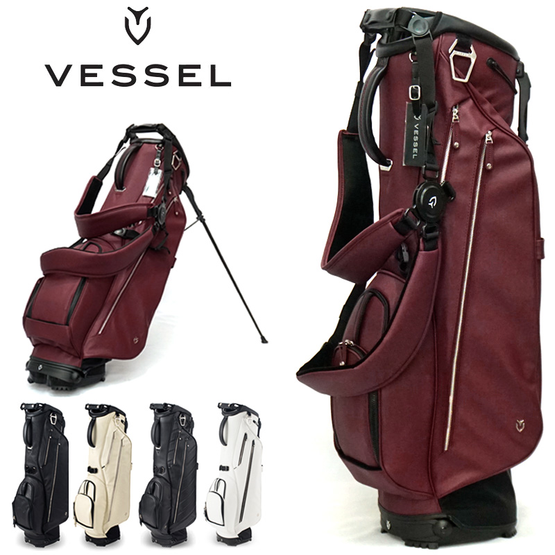 クーポン有 VESSEL ベゼル 7.5型 軽量 4点式ストラップ スタンドバッグ