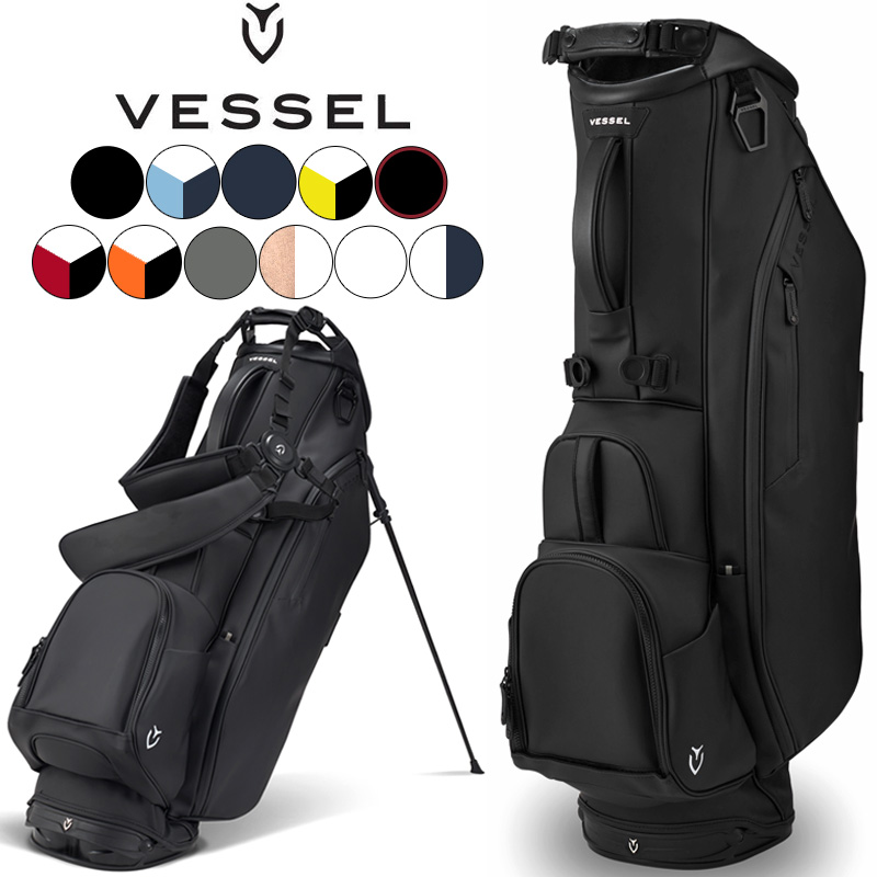 VESSEL ベゼル 8.5型 スタンドバッグ ダブルストラップ Player 3.0 Stand 8530120 2WF2 ゴルフ用バッグ  プレイヤー プレーヤー スタンド式キャディバッグ
