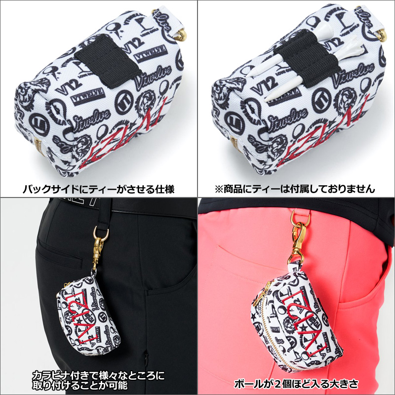 V12 ゴルフ ボールケース VARIOUS BALL CASE V122210-BG11