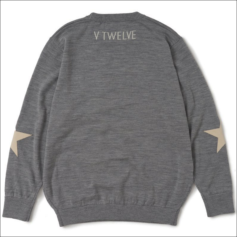 V12（ヴィ・トゥエルヴ） ゴルフ メンズ クルーネック セーター