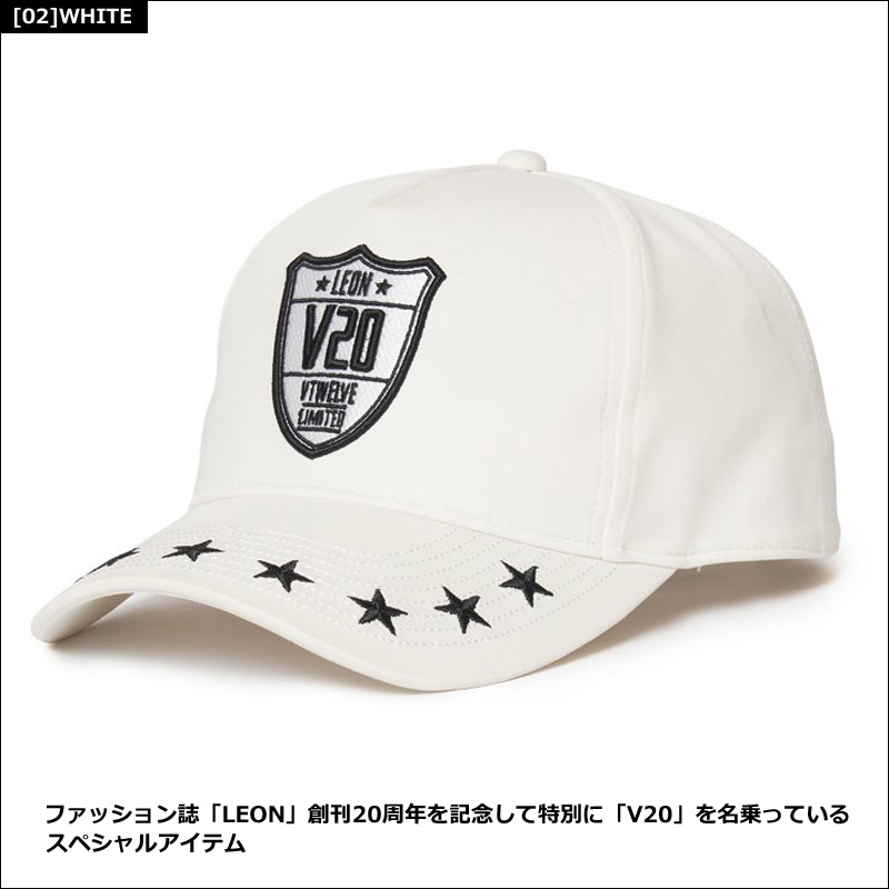 V12 ゴルフ LEONコラボ スナップバック キャップ V20 STAR CAP V122121