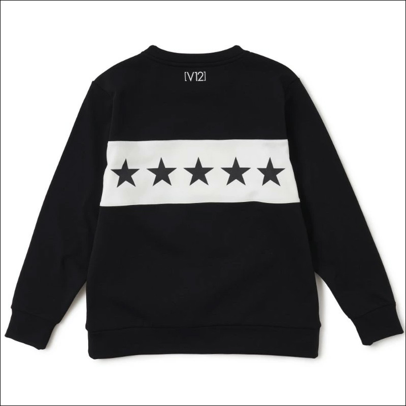 V12（ヴィ・トゥエルヴ） ゴルフ レディース 裏起毛 クルーネック