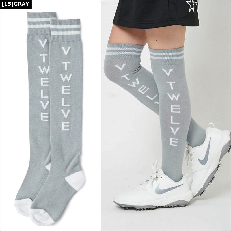 メール便発送 V12 ゴルフ ヴィ・トゥエルヴ 2022 レディース ニーハイソックス KNEE HI SOCKS V122210-AC10 22SS  ゴルフウェア 靴下 V12GOLF JAN3 :vtwrn122210ac10:サードウェイブ 365スポーツ - 通販 - Yahoo!ショッピング