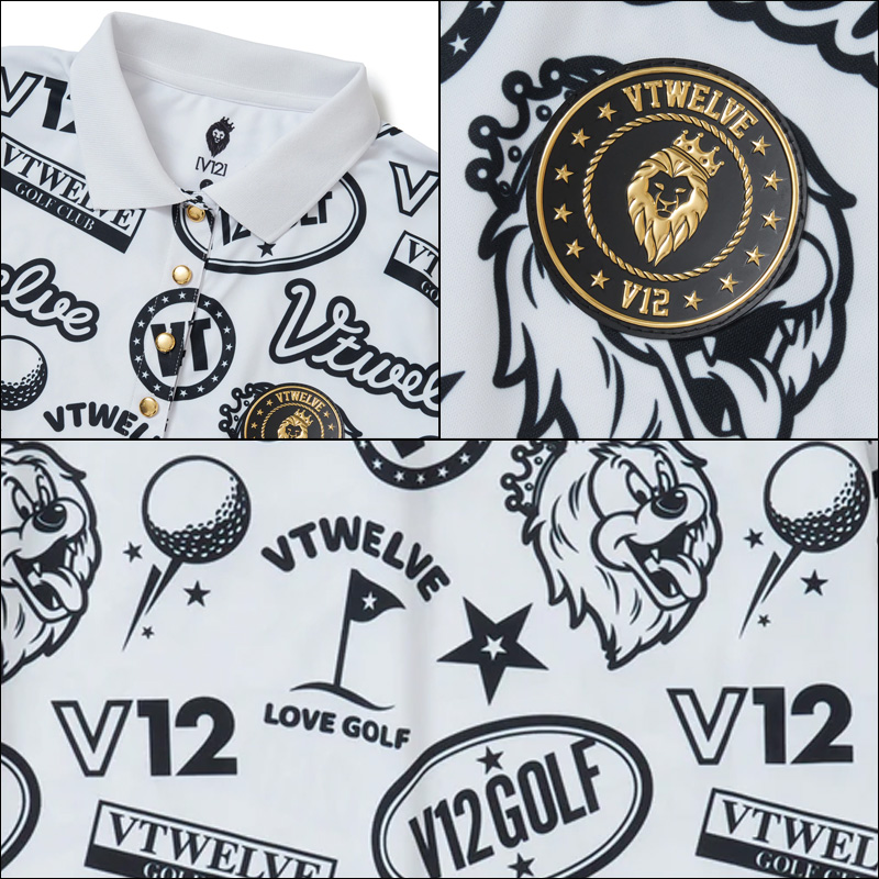 V12（ヴィ・トゥエルヴ） クーポン有 ゴルフ レディース 半袖
