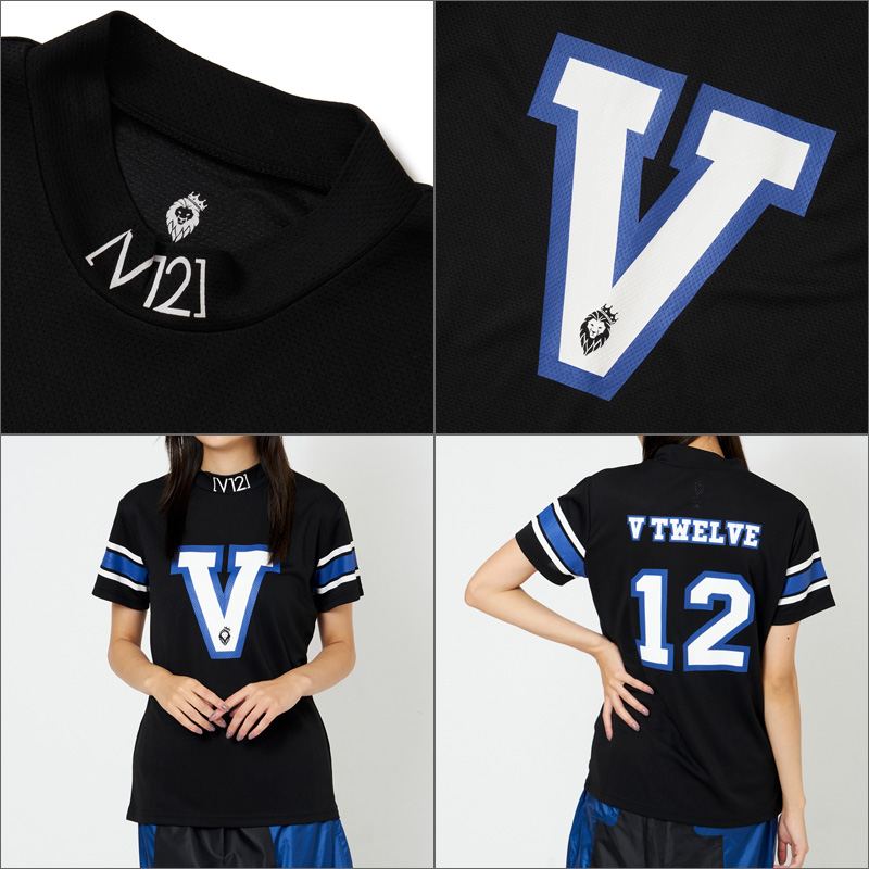 V12（ヴィ・トゥエルヴ） クーポン有 ゴルフ レディース モックネック