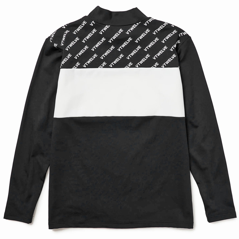 V12 ゴルフ メンズ モックネック長袖シャツ ストレッチ 裏起毛 保温 LT VET MOCK V122220-CT06 ヴィ・トゥエルヴ 【新品】RCBR 長袖シャツ ハイネック モックシャツ ゴルフウェア V12 GOLF V12（ヴィ・トゥエルヴ） ゴルフ メンズ モックネック長袖シャツ