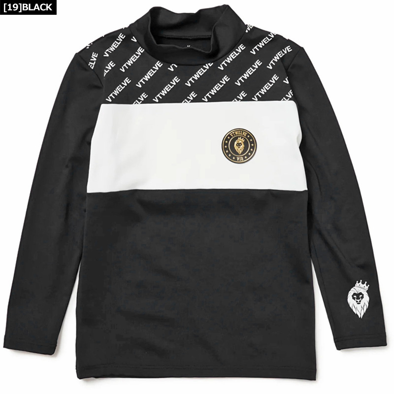 V12 ゴルフ レディース モックネック長袖シャツ ストレッチ 裏起毛 保温 LT VET MOCK V122220-CT06 ヴィ・トゥエルヴ 【新品】RCBR 長袖シャツ ハイネック モックシャツ ゴルフウェア レディス  V12 GOLF V12（ヴィ・トゥエルヴ） ゴルフ レディース モックネック長袖シャツ