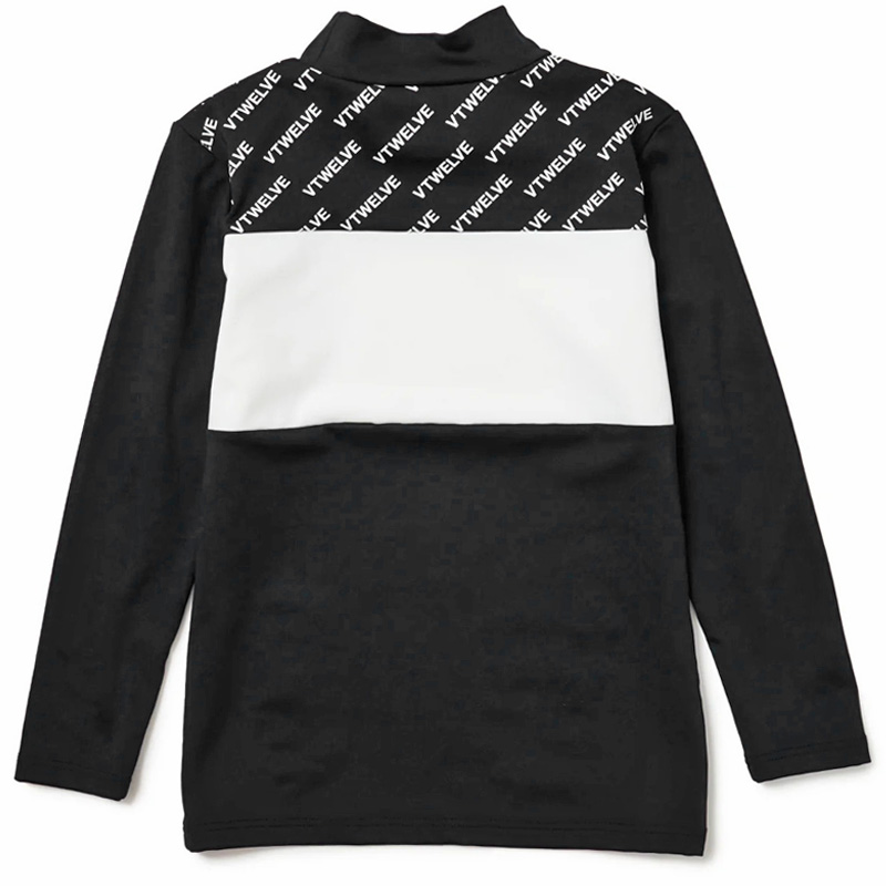 V12（ヴィ・トゥエルヴ） ゴルフ レディース モックネック長袖シャツ