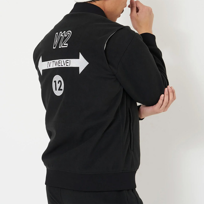 V12（ヴィ・トゥエルヴ） ゴルフ メンズ フリース 長袖ジャケット TEC