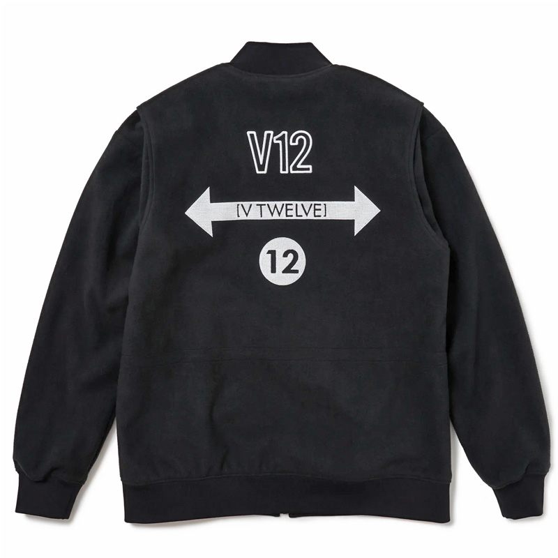 V12（ヴィ・トゥエルヴ） ゴルフ メンズ フリース 長袖ジャケット TEC