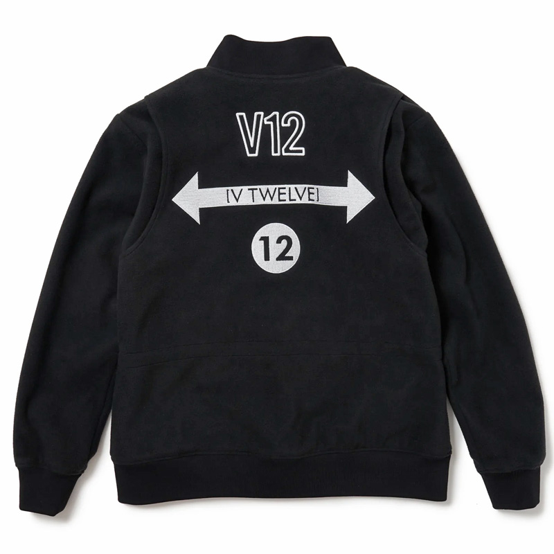 V12 ゴルフ メンズ フリース 長袖ジャケット TEC FLEECE JKT フルジップ V122220-JK10 ヴィ・トゥエルヴ 【新品】RCBR ゴルフウェア ブルゾン トップス GOLF V12（ヴィ・トゥエルヴ） ゴルフ レディース フリース 長袖ジャケット