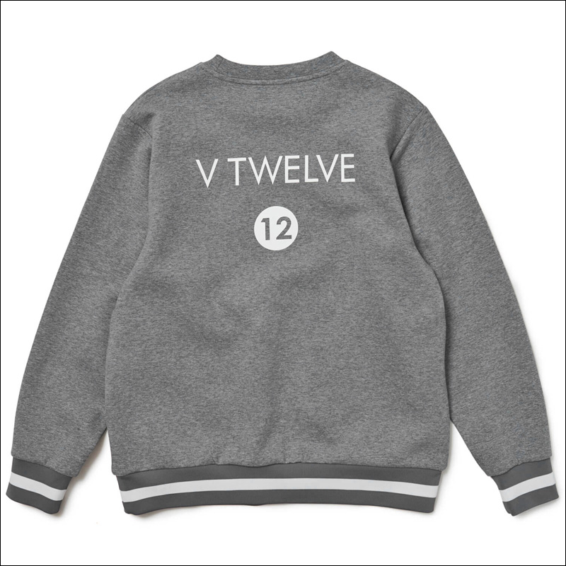 V12（ヴィ・トゥエルヴ） ゴルフ メンズ 長袖 トレーナー MON CREW